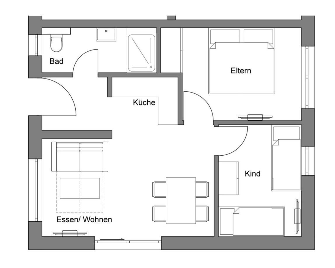 Gasthof Garni Knupfer Ehingen  Luaran gambar